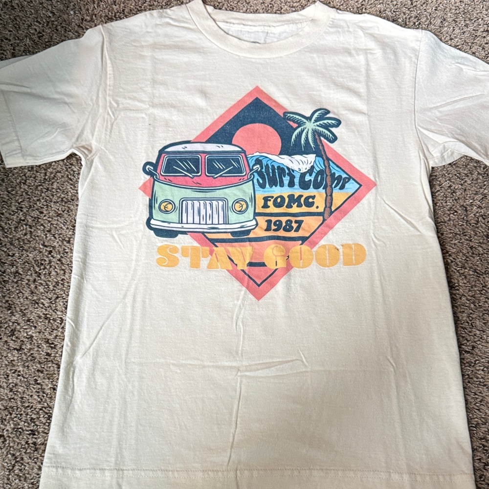 Cream Graphic Tee